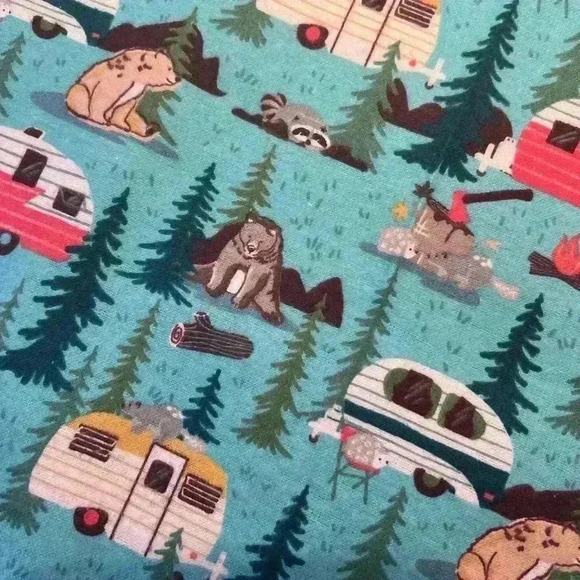 Unpaper Towels Flannel Towels‎ Reusable Napkins Handmade NEW NWT Woodland - Picture 11 of 16